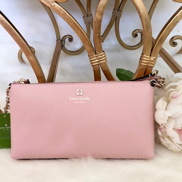 kate spade Handbags - ❗️SALE❗️Kate Spade♠️NWT Pink Leather Crossbody Bag